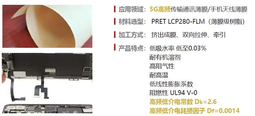 LCP薄膜在5G手機中應(yīng)用