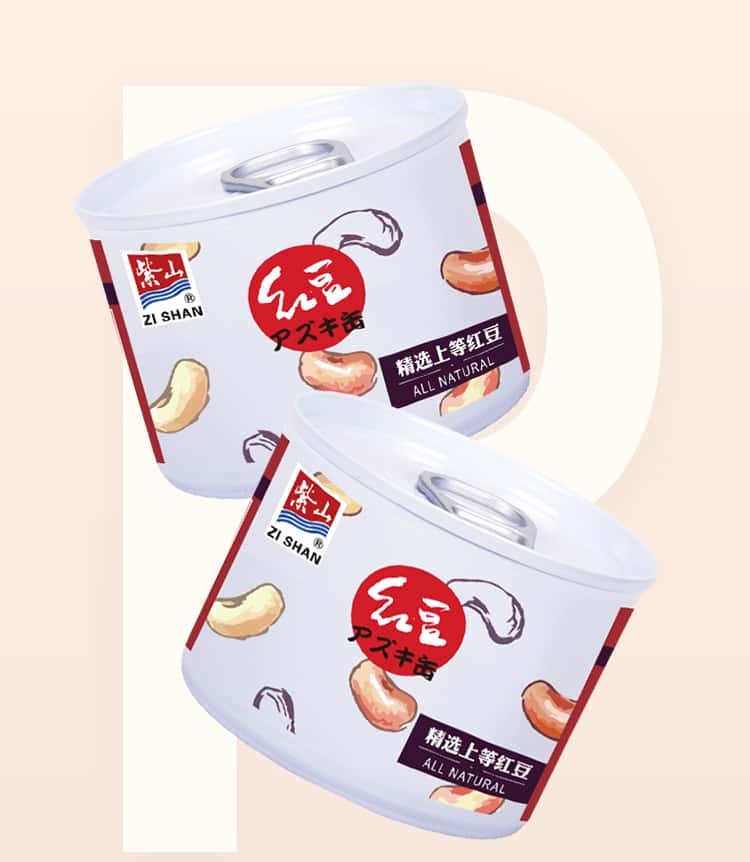 覆膜鐵兩片罐DRD751紫山紅豆粥